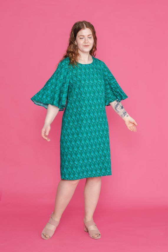 MINI-HULJA mekko, Valokas smaragdi - Image 3