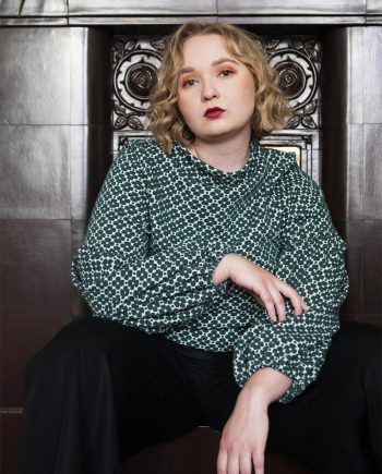 TALVIKKI puuvillapaita, Apila vihreävalkoinen