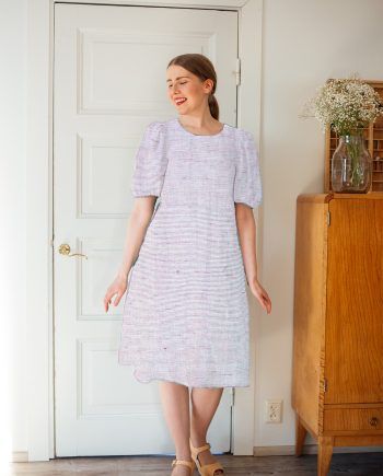 HUIMA pellavamekko, lila, sovitusvaate