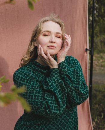 PUFFI merinovillamekko, Apila vihreä