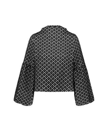 TALVIKKI puuvillapaita, Apila mustavalkoinen