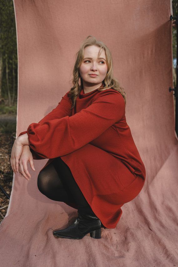 PRE SALE: MYY merinovillamekko, Kaarna ruska - Image 6