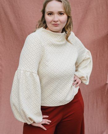 PRE SALE: TALVIKKI puuvillapaita, Apila vanilja