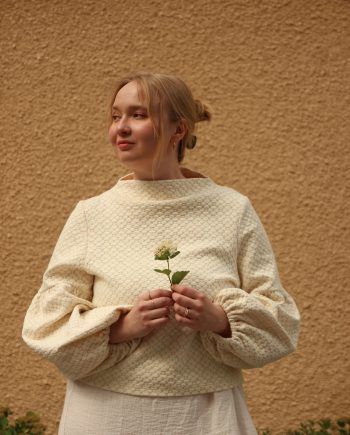 TALVIKKI puuvillapaita, Apila vanilja