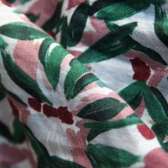 Linen fabric, Niitty pattern, NOUKI SS20