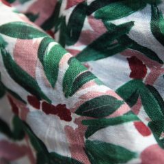 Linen fabric, Niitty pattern, NOUKI SS20 Linen fabric, Niitty pattern, NOUKI SS20